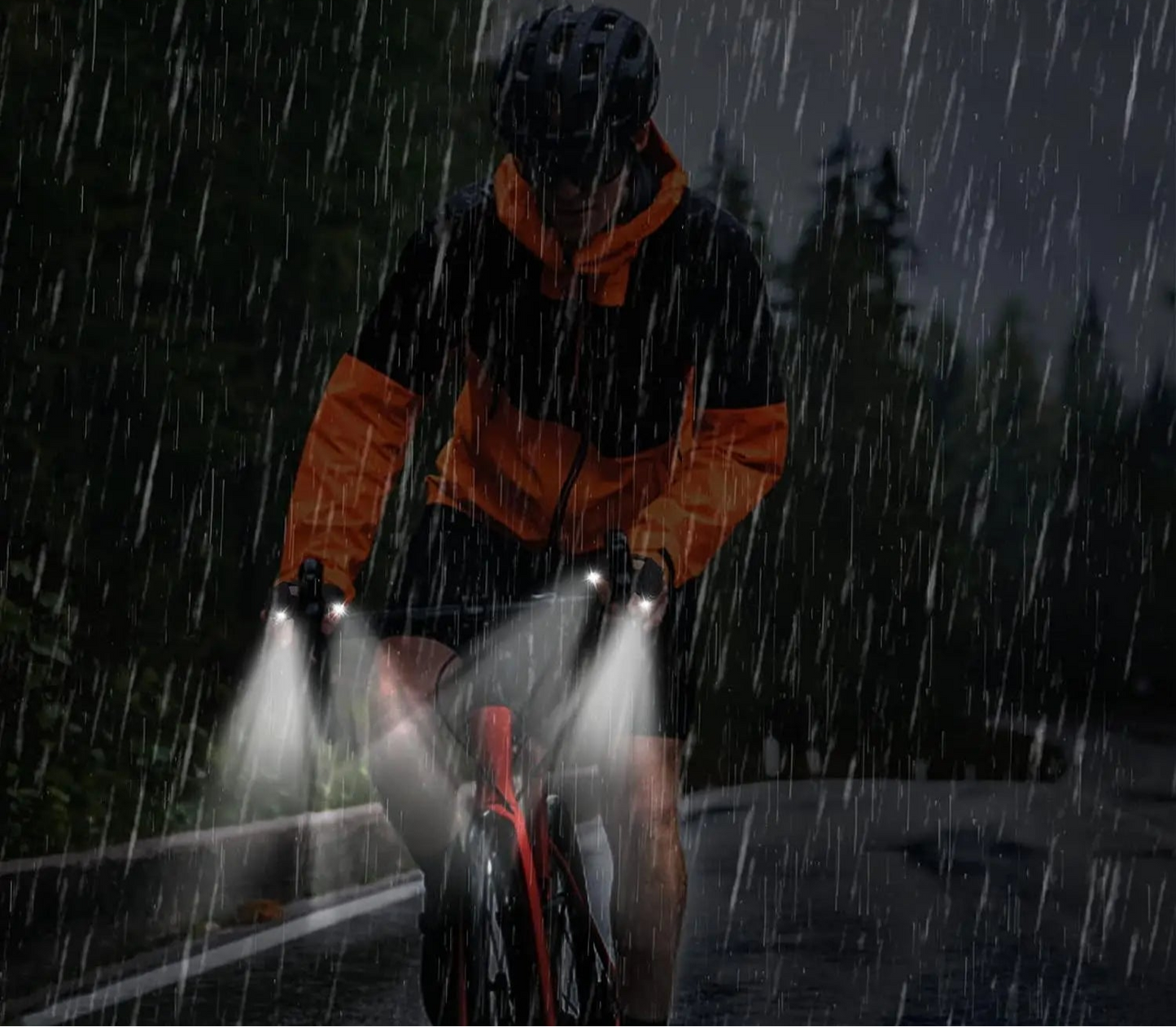 قفازات جري عاكسة مع إضاءة LED