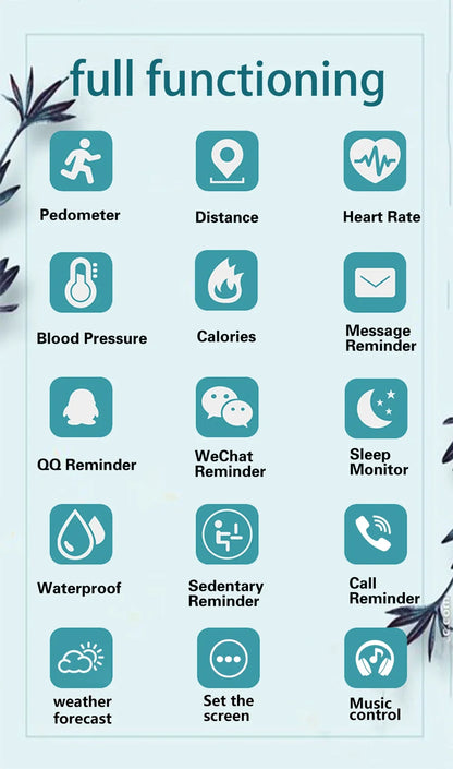 ساعة ذكية رياضية متعددة الوظائف – تتبع النشاط واللياقة