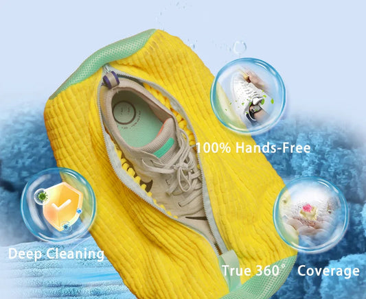 حقيبة غسيل الأحذية – حماية آمنة في الغسالة